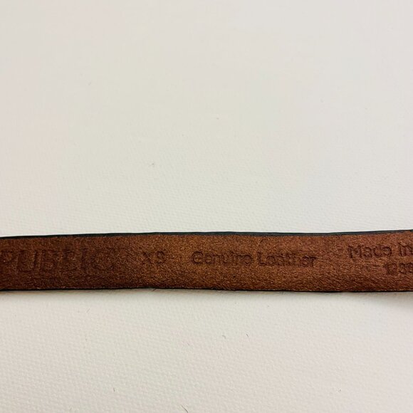 Banana Republic Leopard Print Haircalf Skinny Belt Size XS - Picture 5 of 9